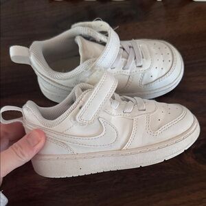 Nike Toddler All-White Sneakers